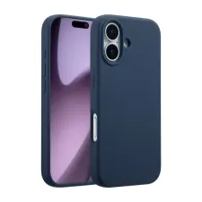 Accezz Liquid Silicone Backcover met MagSafe Apple iPhone 17 - Donkerblauw
