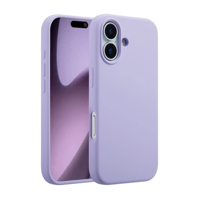 Accezz Liquid Silicone Backcover met MagSafe Apple iPhone 17 - Paars
