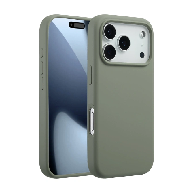 Accezz Liquid Silicone Backcover met MagSafe Apple iPhone 17 Pro - Cooper Green