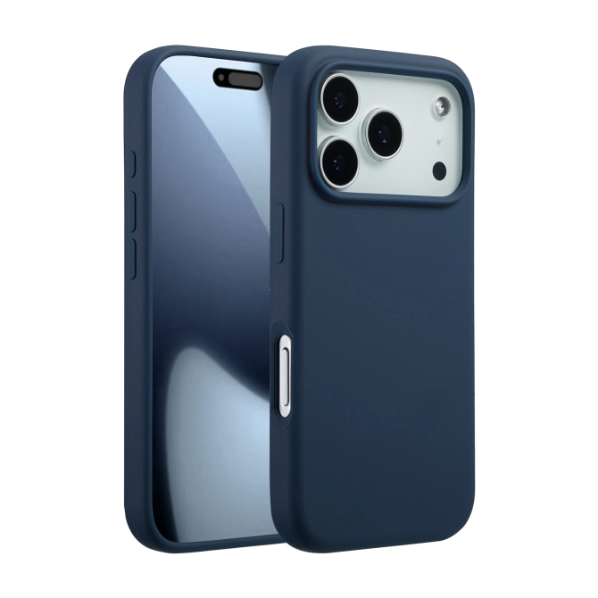 Accezz Liquid Silicone Backcover met MagSafe Apple iPhone 17 Pro - Donkerblauw
