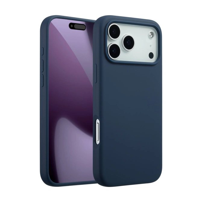 Accezz Liquid Silicone Backcover met MagSafe Apple iPhone 17 Pro Max - Donkerblauw