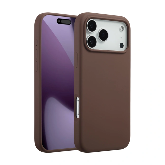 Accezz Liquid Silicone Backcover met MagSafe Apple iPhone 17 Pro Max - New Tea Brown
