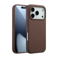 Accezz Liquid Silicone Backcover met MagSafe Apple iPhone 17 Pro - New Tea Brown