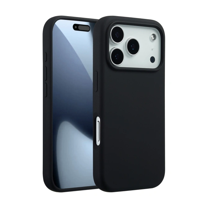 Accezz Liquid Silicone Backcover met MagSafe Apple iPhone 17 Pro - Zwart