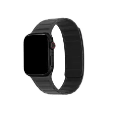 Accezz Magnetisch echt lederen bandje Apple Watch | 44/45/46/49 mm - Zwart Accezz Magnetisch echt lederen bandje Apple Watch | 44/45/46/49 mm - Zwart