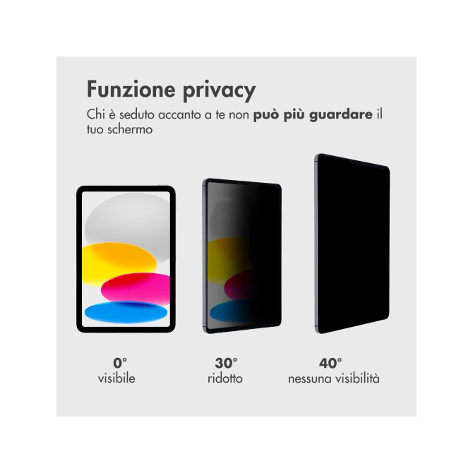 Accezz Magnetische Privacy Screenprotector Apple iPad Air 13 inch (2026) M4 / (2025) M3 / (2024) M2