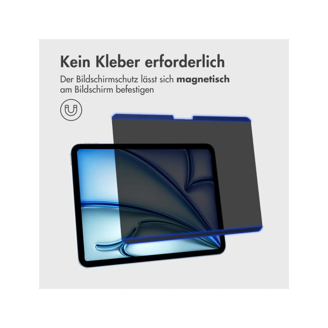 Accezz Magnetische Privacy Screenprotector Apple iPad Air 13 inch (2026) M4 / (2025) M3 / (2024) M2