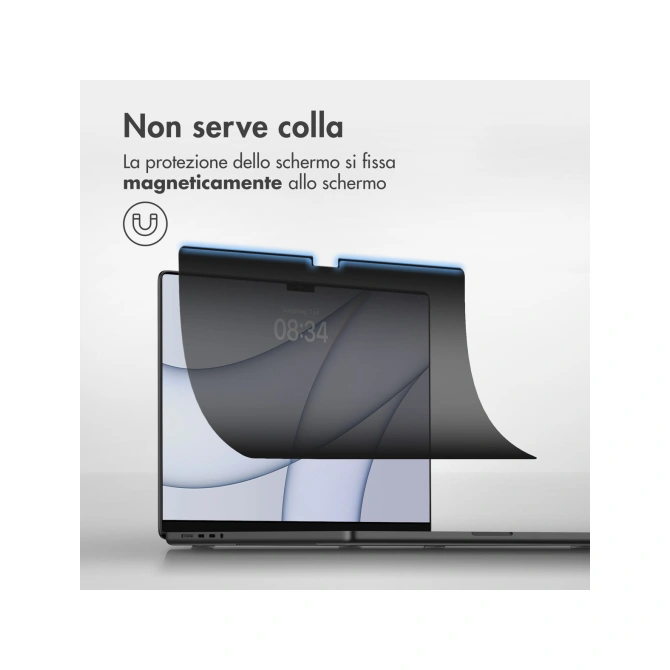 Accezz Magnetische Privacy Screenprotector Apple MacBook Pro 16 inch (2021 / 2023 M3 / 2024 M4 / 2026 M5)