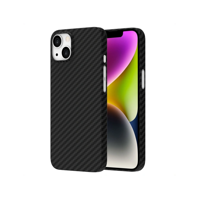 Accezz MagSafe Kevlar® Backcover Apple iPhone 14 - Zwart
