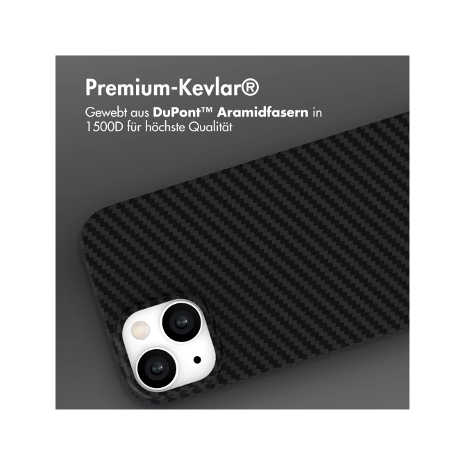 Accezz MagSafe Kevlar® Backcover Apple iPhone 15 - Zwart