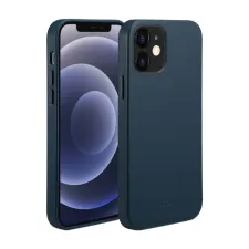 Accezz MagSafe Leather Backcover Apple iPhone 12 (Pro) - Nightfall Blue Accezz MagSafe Leather Backcover Apple iPhone 12 (Pro) - Nightfall Blue