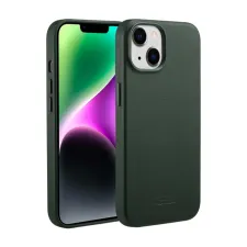 Accezz MagSafe Leather Backcover Apple iPhone 14 - Cedar Green Accezz MagSafe Leather Backcover Apple iPhone 14 - Cedar Green