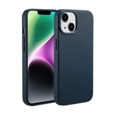 Accezz MagSafe Leather Backcover Apple iPhone 14 - Nightfall Blue Accezz MagSafe Leather Backcover Apple iPhone 14 - Nightfall Blue