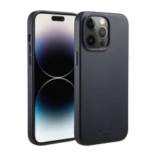 Accezz MagSafe Leather Backcover Apple iPhone 14 Pro Max - Onyx Black Accezz MagSafe Leather Backcover Apple iPhone 14 Pro Max - Onyx Black