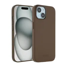 Accezz MagSafe Leather Backcover Apple iPhone 15 - Coffee Brown