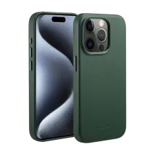 Accezz MagSafe Leather Backcover Apple iPhone 15 Pro - Cedar Green