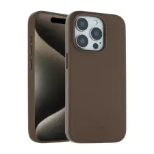 Accezz MagSafe Leather Backcover Apple iPhone 15 Pro - Coffee Brown