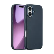 Accezz MagSafe Leather Backcover Apple iPhone 17 - Nightfall Blue