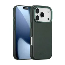 Accezz MagSafe Leather Backcover Apple iPhone 17 Pro - Cedar Green
