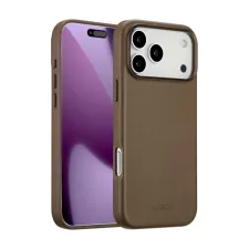 Accezz MagSafe Leather Backcover Apple iPhone 17 Pro Max - Coffee Brown