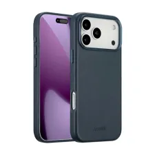 Accezz MagSafe Leather Backcover Apple iPhone 17 Pro Max - Nightfall Blue
