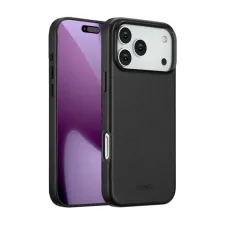 Accezz MagSafe Leather Backcover Apple iPhone 17 Pro Max - Onyx Black