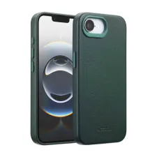 Accezz MagSafe Leather Backcover Apple iPhone 17e / 16e - Cedar Green