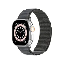 Accezz Nylon Alpine bandje Apple Watch | 44/45/46/49 mm - Dark Grey Accezz Nylon Alpine bandje Apple Watch | 44/45/46/49 mm - Dark Grey