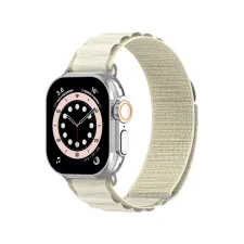 Accezz Nylon Alpine bandje Apple Watch | 44/45/46/49 mm - Sterrenlicht Accezz Nylon Alpine bandje Apple Watch | 44/45/46/49 mm - Sterrenlicht