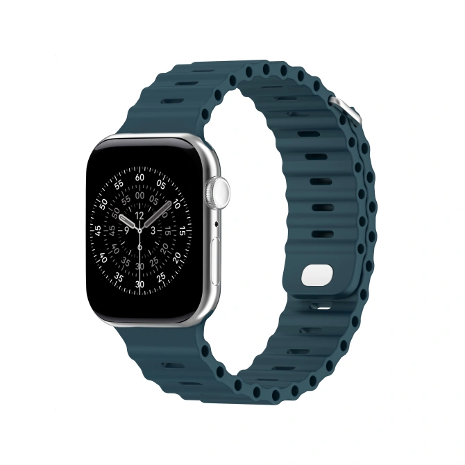Accezz Ocean bandje Apple Watch | 38/40/41/42 mm - Abyss Blue