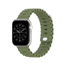Accezz Ocean bandje Apple Watch | 38/40/41/42 mm - Khaki Accezz Ocean bandje Apple Watch | 38/40/41/42 mm - Khaki