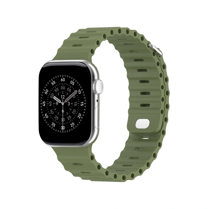 Accezz Ocean bandje Apple Watch | 38/40/41/42 mm - Khaki
