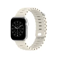 Accezz Ocean bandje Apple Watch | 38/40/41/42 mm - Sterrenlicht Accezz Ocean bandje Apple Watch | 38/40/41/42 mm - Sterrenlicht