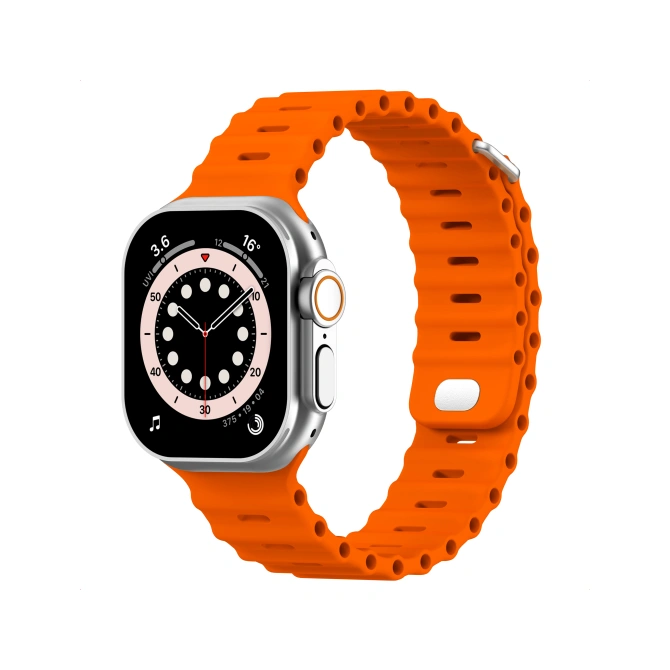 Accezz Ocean bandje Apple Watch | 44/45/46/49 mm - Oranje
