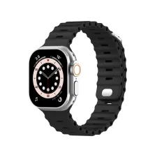 Accezz Ocean bandje Apple Watch | 44/45/46/49 mm - Zwart Accezz Ocean bandje Apple Watch | 44/45/46/49 mm - Zwart
