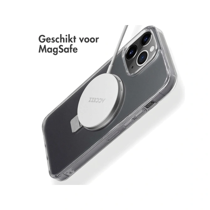 Accezz Ring Stand Backcover met MagSafe Apple iPhone 13 Pro Max - Transparant