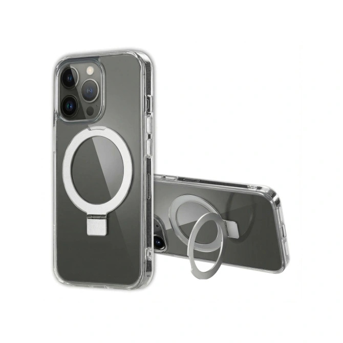 Accezz Ring Stand Backcover met MagSafe Apple iPhone 13 Pro Max - Transparant