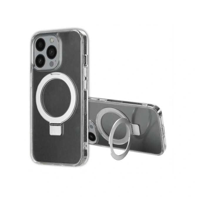 Accezz Ring Stand Backcover met MagSafe Apple iPhone 13 Pro - Transparant