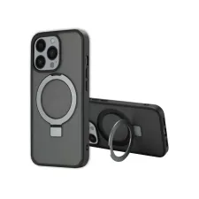 Accezz Ring Stand Backcover met MagSafe Apple iPhone 13 Pro - Zwart