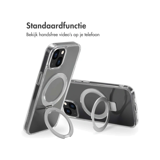 Accezz Ring Stand Backcover met MagSafe Apple iPhone 13 - Transparant