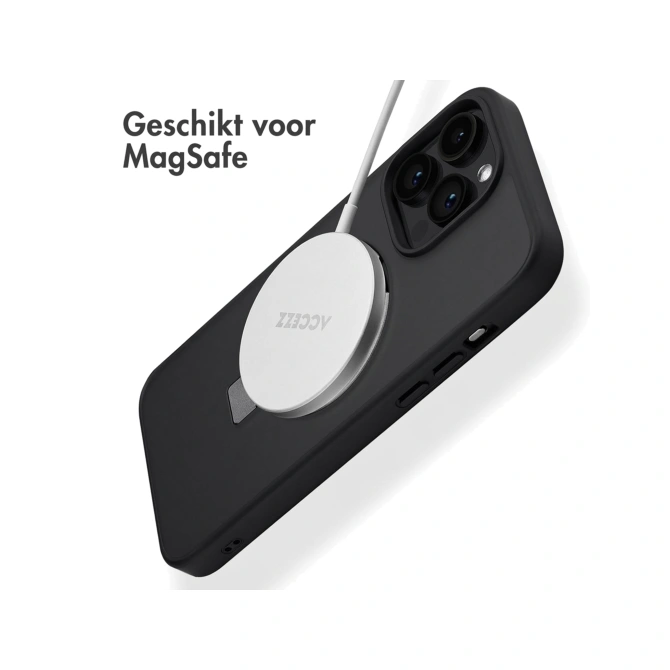 Accezz Ring Stand Backcover met MagSafe Apple iPhone 14 Pro Max - Zwart