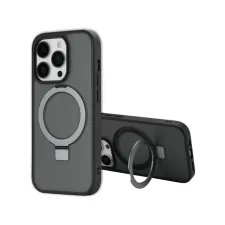 Accezz Ring Stand Backcover met MagSafe Apple iPhone 14 Pro - Zwart