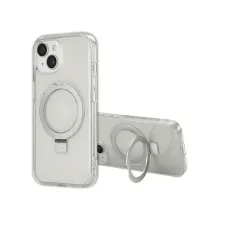 Accezz Ring Stand Backcover met MagSafe Apple iPhone 15 - Transparant