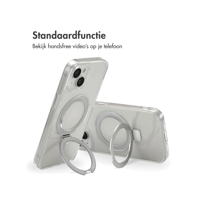 Accezz Ring Stand Backcover met MagSafe Apple iPhone 15 - Transparant