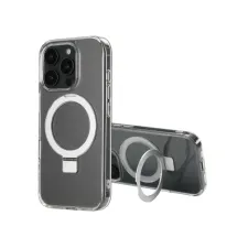 Accezz Ring Stand Backcover met MagSafe Apple iPhone 16 Pro Max - Transparant