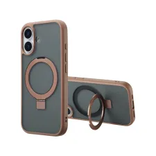 Accezz Ring Stand Backcover met MagSafe Apple iPhone 17 - Bruin