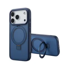 Accezz Ring Stand Backcover met MagSafe Apple iPhone 17 Pro Max - Blauw