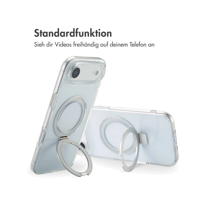 Accezz Ring Stand Backcover met MagSafe Apple iPhone Air - Transparant