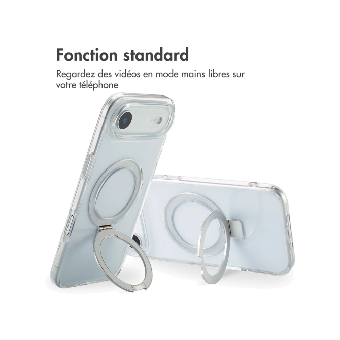 Accezz Ring Stand Backcover met MagSafe Apple iPhone Air - Transparant