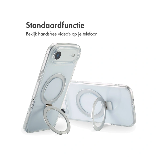 Accezz Ring Stand Backcover met MagSafe Apple iPhone Air - Transparant